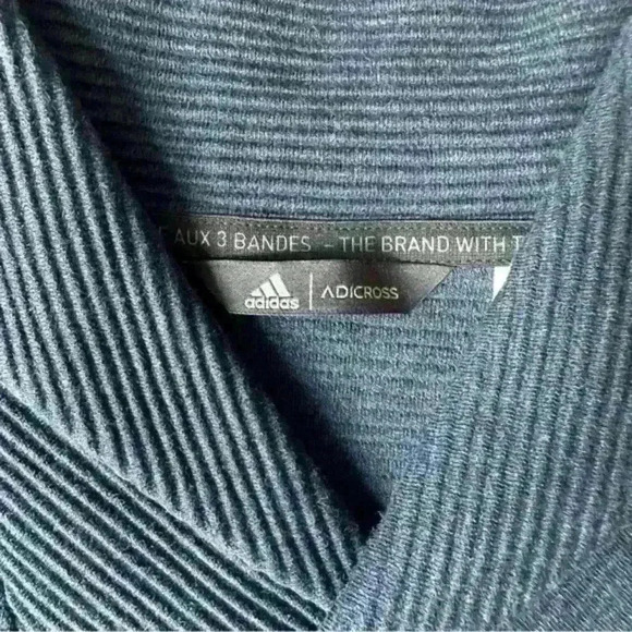 Adidas adicross captains sweater. NWOT. Never worn. Men’s Medium Navy Blue‎ - Picture 4 of 6